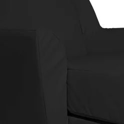 XXL Sessel in Schwarz und Buche - Presto