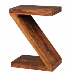 Z-Design Beistelltisch Hoslo aus Holz mit Klarlack