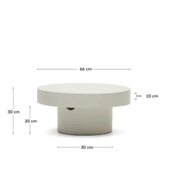 Zement Couchtisch für Drinnen und Draussen - Stonya