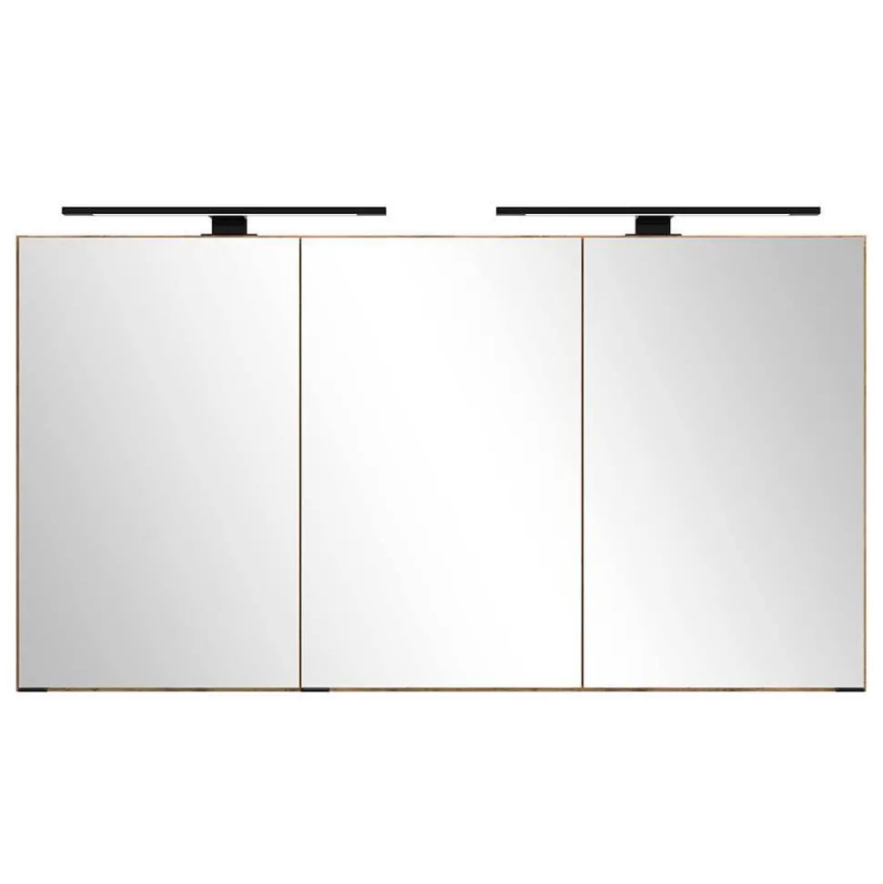 Zweifach-Waschtisch und Spiegelschrank - Crystoga (zweiteilig)