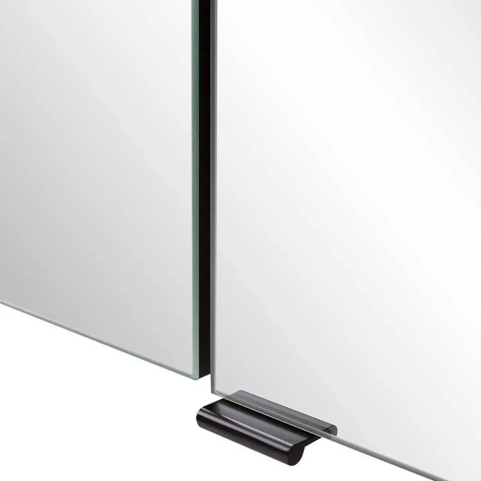 Zweifach-Waschtisch und Spiegelschrank - Crystoga (zweiteilig)