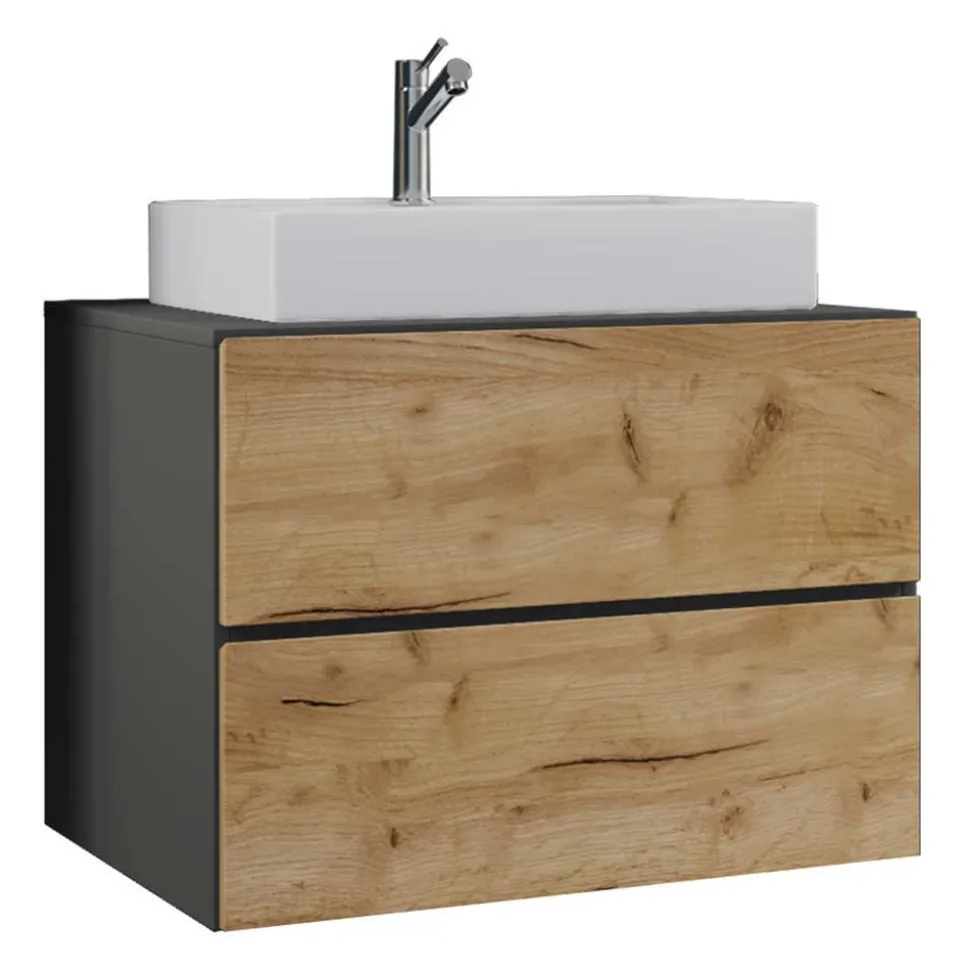 Zweifarbige Badmöbel Kombi hängend - Effect (vierteilig)