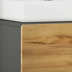 Zweifarbige Badmöbel Kombi hängend - Effect (vierteilig)