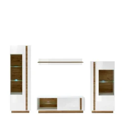 Zweifarbige Wohnzimmer Möbel Kombi - Myrda (vierteilig)