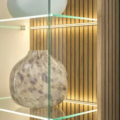 Zweifarbige Wohnzimmervitrine modern - Nenaloro