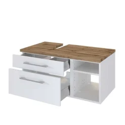 Zweifarbiger Unterschrank für Waschbecken - Enwicos