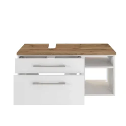 Zweifarbiger Unterschrank für Waschbecken - Enwicos