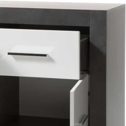 Zweifarbiges Design-Sideboard 97cm hoch - Istensa