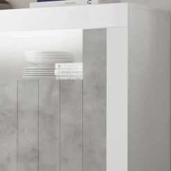 Zweifarbiges Highboard 110x144x43 - Niris