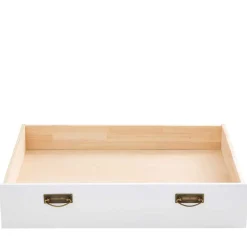 Zweifarbiges Landhaus Bett aus Holz - Beapta