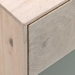 Zweifarbiges TV Board mit Gerätefach - Ajevos