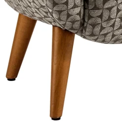 Zweisitzer Designsofa in Beige Braun gemustert - Regiovs